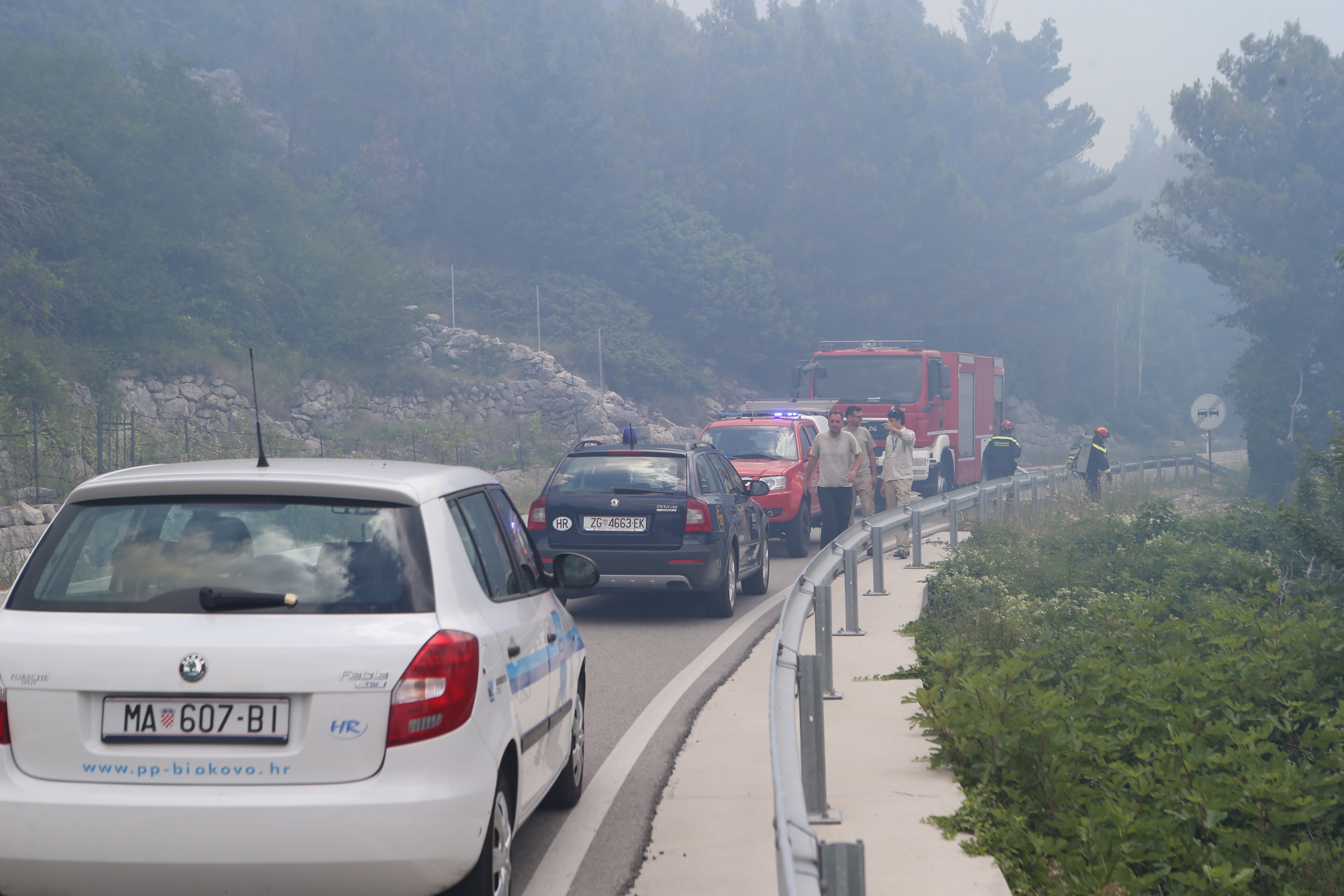 Požar na padinama Biokova Požar na padinama Biokova