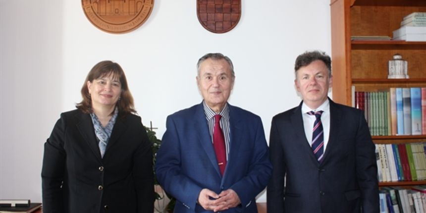 Nastupni posjet veleposlanika Rumunjske Sveučilištu u Zadru Nastupni posjet veleposlanika Rumunjske Sveučilištu u Zadru