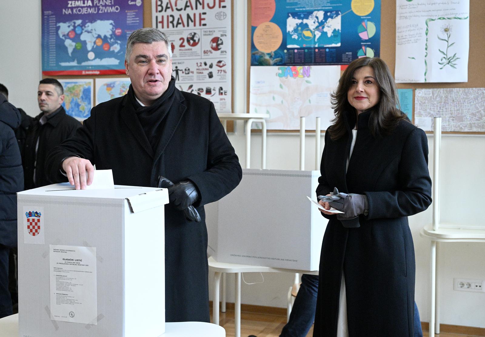 Zoran Milanović glasovao je u drugom krugu predsjedničkih izbora