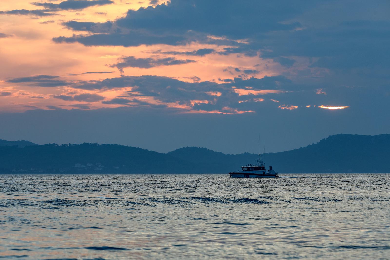 Smiraj rujanskog dana u Zadru Smiraj rujanskog dana u Zadru