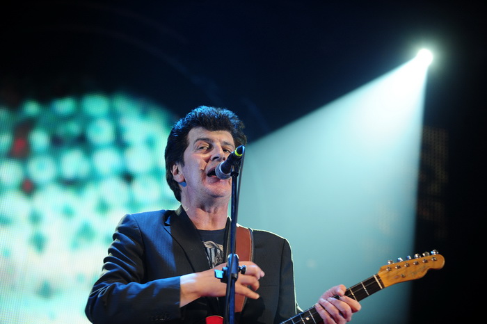 Split, 271111.
Spaladium Arena.
Veceras su u Spaladium areni pred oko 4000 posjetitelja nastupili Momcilo Bajagic Bajaga (u prvom dijelu) i Jelena Rozga (u drugom dijelu). Koncert je organizirala Karlovacka pivovara.
Na slici: Momcilo Bajagic Bajaga
Foto: