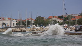 Tramontana u Zadru 26. kolovoza 2012.