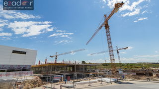 Radovi na proširenju trgovačkog centra Supernova Zadar