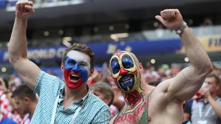 Hrvatski navijači briljiraju na tribinama stadiona Lužnjiki