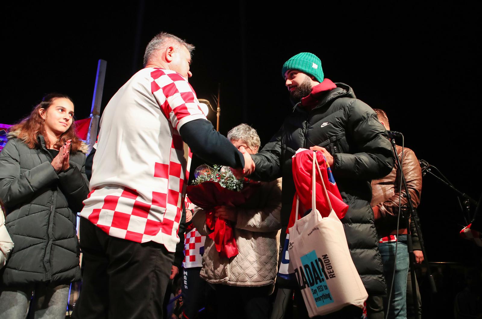 Veličanstveni doček brončanog Joška Gvardiola @ Novigrad Veličanstveni doček brončanog Joška Gvardiola @ Novigrad