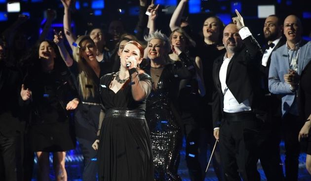 Ruža Janjiš pobjednica je druge sezone show-a “The Voice, najljepši glas Hrvatske”. Photo: Davor Višnjić/PIXSELL