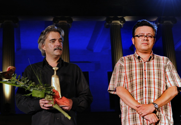 Split, 140811.
57.Splitsko ljeto.
Na zavrsetku splitskog ljeta u Galeriji Mestrovic dodjeljene nagrade “Judita” za najbolja ostvarenja na festivalu. Nagrade su dobili Marko Mandic/ glumac/ za dramsku izvedbu, Hari Zlodre/dirigent/ za glazbu i Simun Matisi