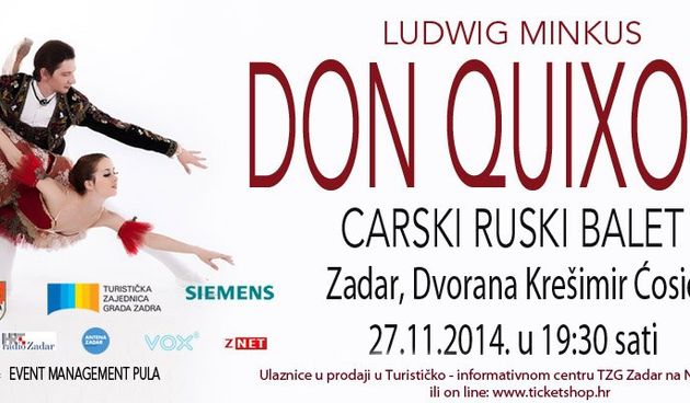 Carski ruski balet večeras u Zadru