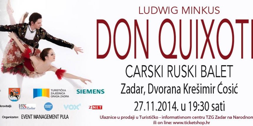 Carski ruski balet večeras u Zadru