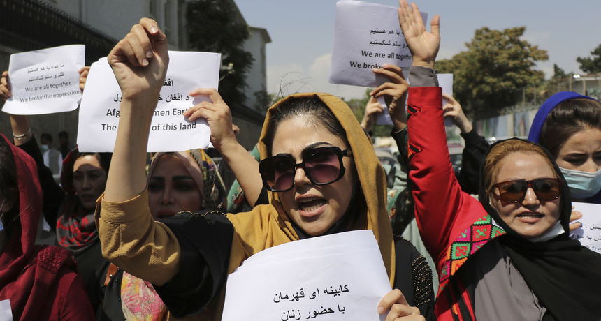 Afganistan, žene, prosvjed