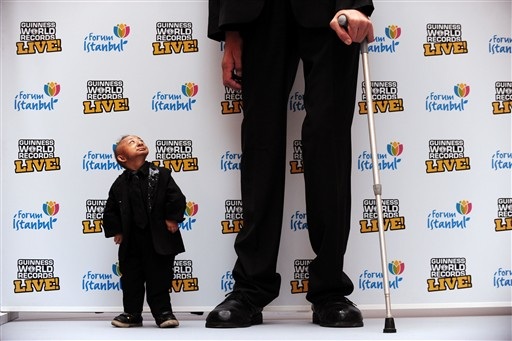 Najviši i najniži čovjek na svijetu (Index.hr)