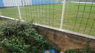 Rastane, Zadar, 301112.Jako jugo koje je zadnja dva dana puhalo na zadarskom podrucju, srusilo je veliki dio tribine nogometnog stadiona u Rastanima.Foto: Luka Gerlanc / CROPIX Rastane, Zadar, 301112.Jako jugo koje je zadnja dva dana puhalo na zadarskom podrucju, srusilo je veliki dio tribine nogometnog stadiona u Rastanima.Foto: Luka Gerlanc / CROPIX