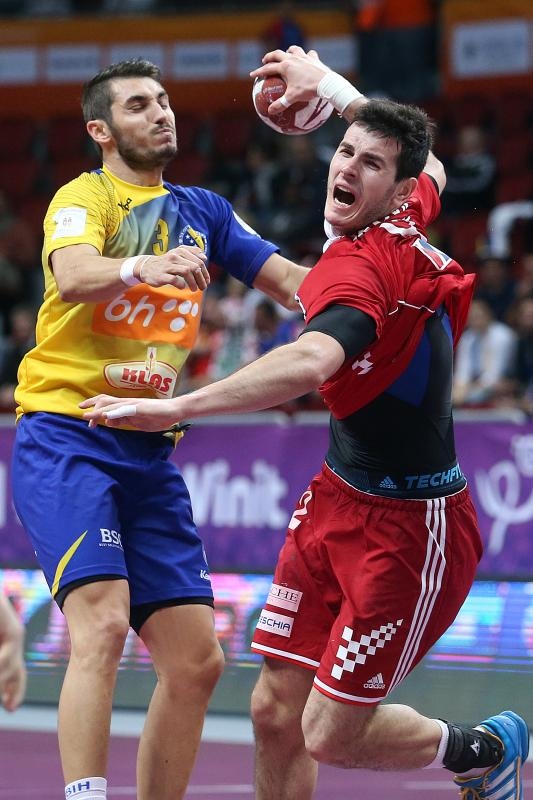 Katar – 24. svjetsko rukometno prvenstvo, 5. kolo, grupa B, Hrvatska – Bosna i Hercegovina 28-21. Photo: Goran Stanzl/PIXSELL