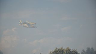 Zračne i kopnene snage gase požar kod Kožina Zračne i kopnene snage gase požar kod Kožina