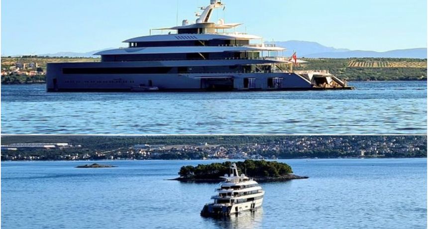 Jahte u Pašmanskom kanalu Jahte u Pašmanskom kanalu