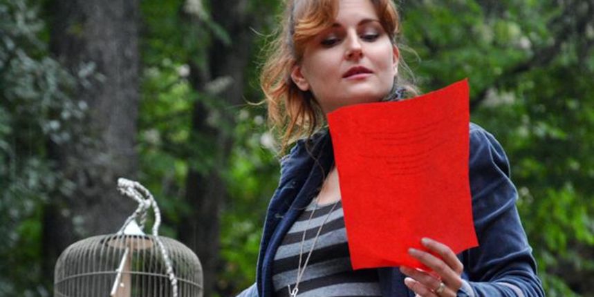 Noć knjige – Čitanje poezije u parku, foto: Iva Perinčić