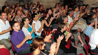 U sklopu 51. Glazbenih večeri u Sv. Donatu, sinoć su u Zadru gostovali Zagrebački kvartet, čembalist Pavao Mašić, te solistice Adela Golac-Rilović i Nera Gojanović-Kljajić, foto: Nenad Marčev