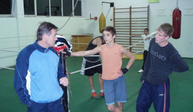 Damir Zrilić na treningu Diabolika