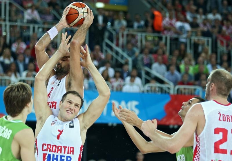 05.09.2015., Arena Zagreb, Zagreb – EuroBasket 2015., skupina C, 01. kolo, Hrvatska – Slovenija. Foto: PIXSELL 05.09.2015., Arena Zagreb, Zagreb – EuroBasket 2015., skupina C, 01. kolo, Hrvatska – Slovenija. Foto: PIXSELL
