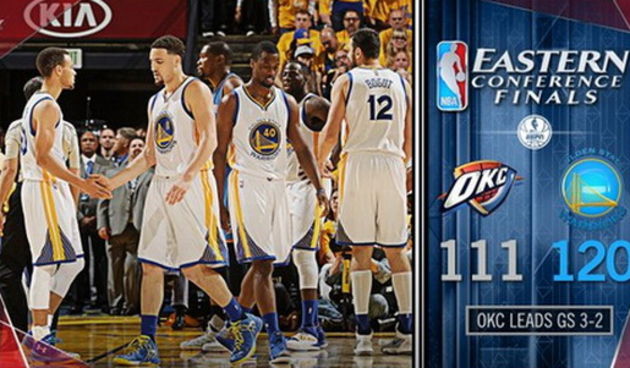 NBA Play-off: OKC- GSW 120-111