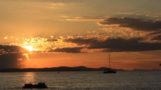 Čudesni zalazak sunca u Zadru 26. kolovoza 2012.