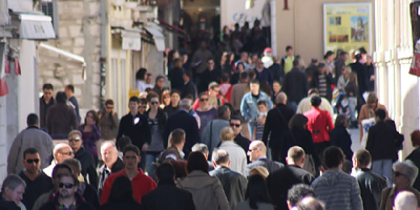 Đir po gradu 1. travnja 2010., gužva, ulica, ljudi (Foto:Saša Čuka)