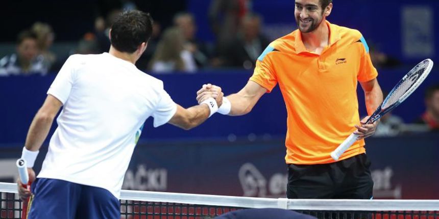 07.02.2014., Dom Sportova, Zagreb – 3. kolo 9. ATP turnira PBZ Zagreb Indoors, mec Marin Cilic (CRO) – Ivan Dodig (CRO). Photo: Jurica Galoic/PIXSELL