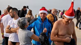 Novogodišnje kupanje na Morskim orguljama