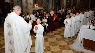 Sakrament Prve pričesti u katedrali sv. Stošije, foto- Iva Perinčić