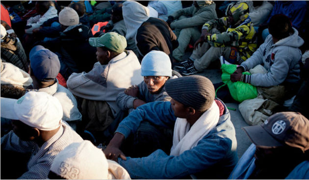 Imigranti iz Afrike, foto: G. Cipriano