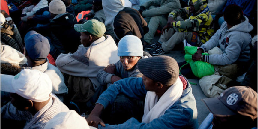 Imigranti iz Afrike, foto: G. Cipriano Imigranti iz Afrike, foto: G. Cipriano