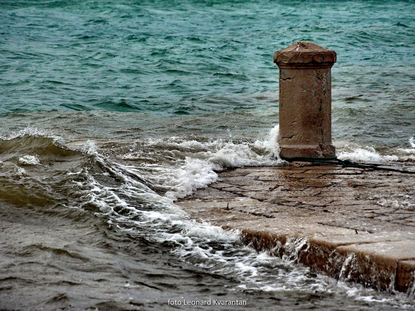 Olujno jugo u Zadru, nedjelja 6. prosinca 2020. godine