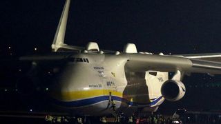 Antonov 225 u zagrebačkoj zračnoj luci Pleso, Foto: Borna Filić/PIXSELL