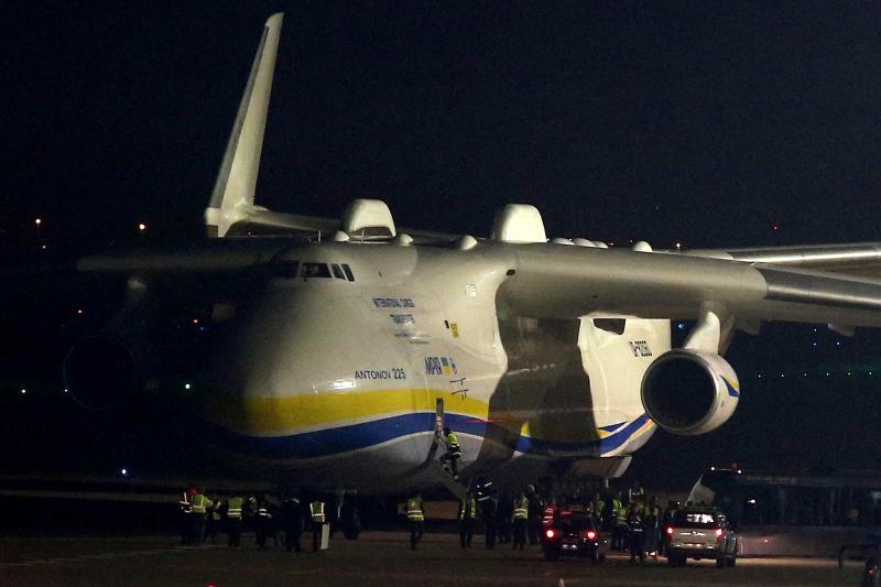 Antonov 225 u zagrebačkoj zračnoj luci Pleso, Foto: Borna Filić/PIXSELL