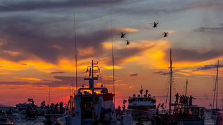 Veličanstven doček četvorice zadarskih Vatrenih od Gradskog mosta do Foruma