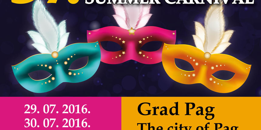 Ovog vikenda u Pagu urnebesno veseli 57. Paški ljetni karneval