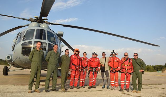 Helikopter HRZ-a i PZO u akciji spašavanja na Velebitu