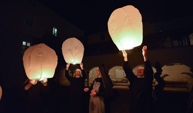 U klaustru samostana sv. Marije i zadarske benediktinke su sudjelovale u akciji “Zaželi ljubav”. Foto: Iva Perinčić