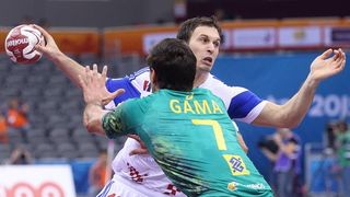 Katar – 24. svjetsko rukometno prvenstvo, osmina finala, Hrvatska – Brazil 26-25. Photo: Goran Stanzl/PIXSELL