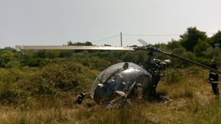 Helikopter prisilno sletio kod Zlarina