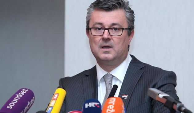 Mandatar Tihomir Oreskovic u hotelu Sheraton objavio imena novih ministara u novoj vladi. Photo: Patrik Macek/PIXSELL