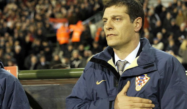 Bruxelles, 030310.
Stadion Roi Baudouin bivsi Heysel.
Prijateljska utakmica izmedju Belgije i Hrvatske nogometne reprezentacije.
Na slici: Slaven BIlic.
Foto: Drago Sopta / CROPIX