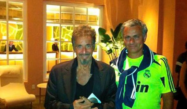 Jose Mourinho i Al Pacino, foto: as.com