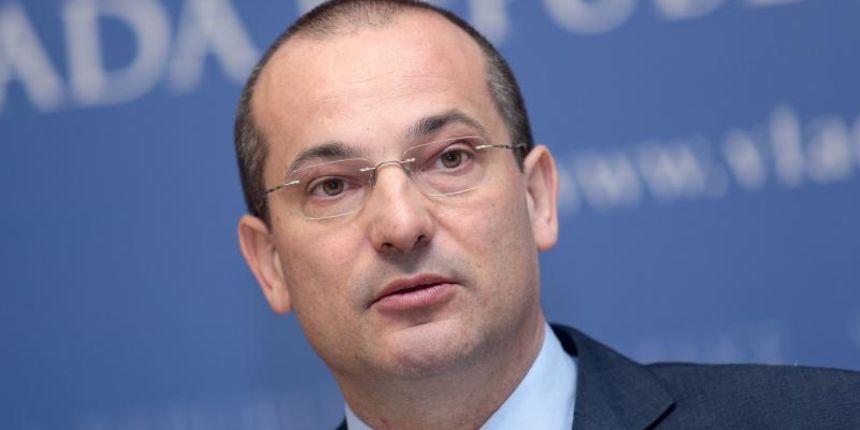 14.01.2014., Zagreb -Ministar pravosudja Orsat Miljenic odrzao je u Banskim dvorima konferenciju za medije na kojoj je predstavio projekt reorganizacije pravosudnog sustava. Uvodno je govorila potpredsjednica Vlade Republike Hrvatske i ministrica socija