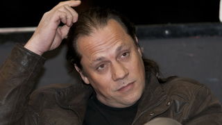 Split, 190313.
MKC Split. 
Poceo je sedmi Pricigin, splitski festival pricanja prica. 
Dodjela cetvrte PriceSTI,  nagrade za najbolju javnu pricu 2012. godine.
Na fotografiji: Boro Dezulovic.
Foto: Vojko Basic / CROPIX