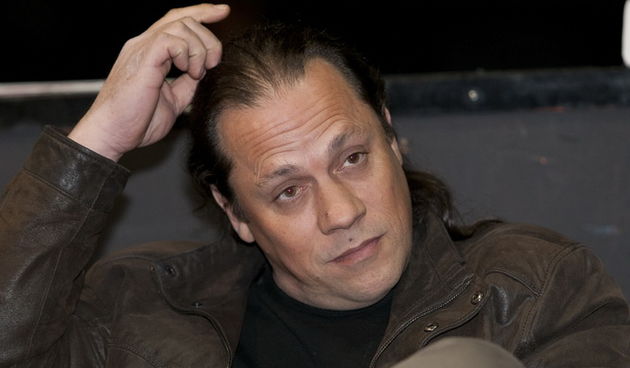 Split, 190313.
MKC Split. 
Poceo je sedmi Pricigin, splitski festival pricanja prica. 
Dodjela cetvrte PriceSTI,  nagrade za najbolju javnu pricu 2012. godine.
Na fotografiji: Boro Dezulovic.
Foto: Vojko Basic / CROPIX