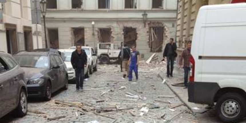 Eksplozija u Pragu, urušila se zgrada, više ozlijeđenih, foto:SKY news Eksplozija u Pragu, urušila se zgrada, više ozlijeđenih, foto:SKY news