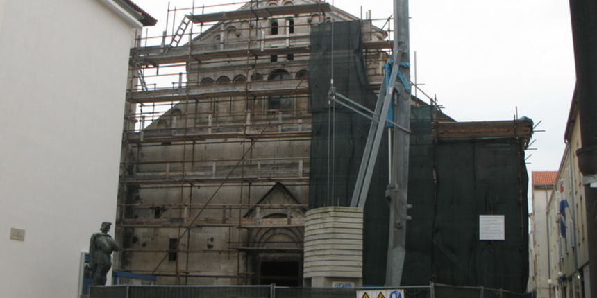 U tijeku radovi na crkvi Svetog Krševana U tijeku radovi na crkvi Svetog Krševana