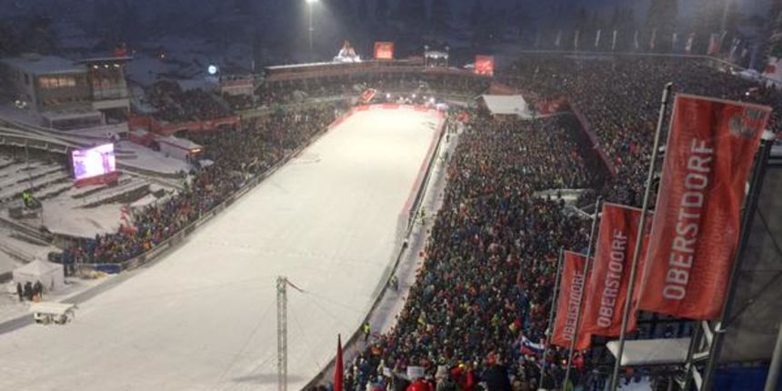 Skakonica u Oberstdorfu, foto: twitter Skakonica u Oberstdorfu, foto: twitter