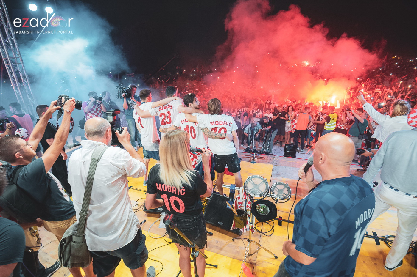 Zadar priredio nezaboravan doček svojim Vatrenim herojima